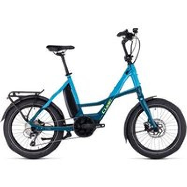 cube compact sport hybride 500 elektrische stadsfiets shimano tiagra 10s 500 wh 20 blauw 2023