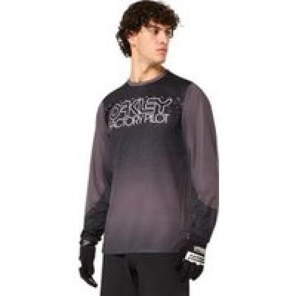 oakley seeker gradient long sleeve jersey grijs