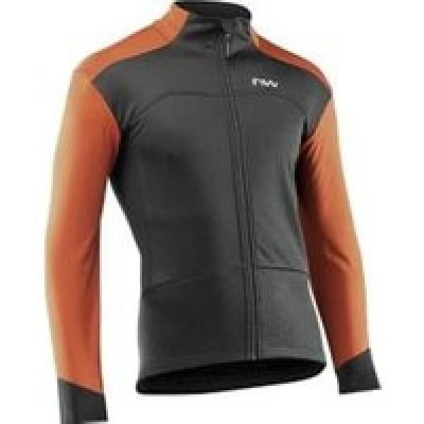 veste manches longues northwave reload marron noir s