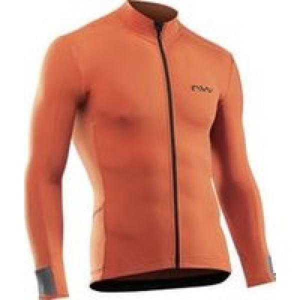 northwave fahrenheit long sleeve jersey bruin m