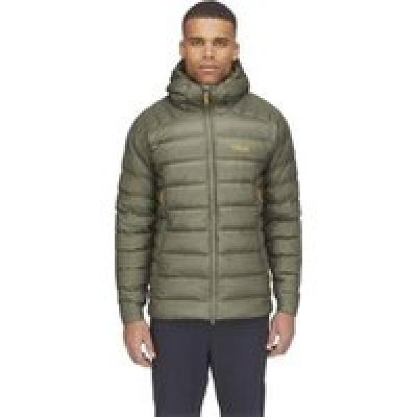 rab electron pro down jacket light green