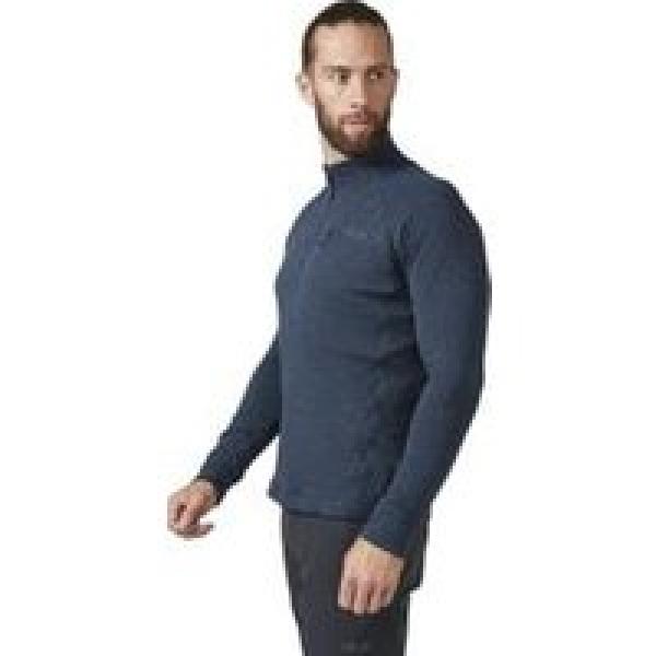 rab nexus half zip fleece blue