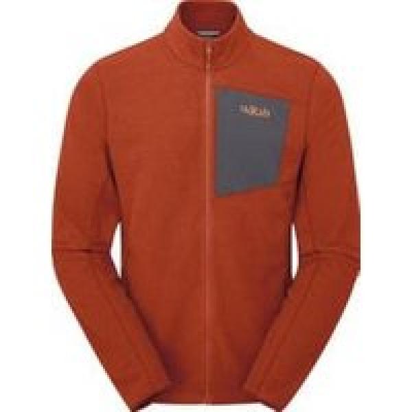 rab tecton fleece jas rood s