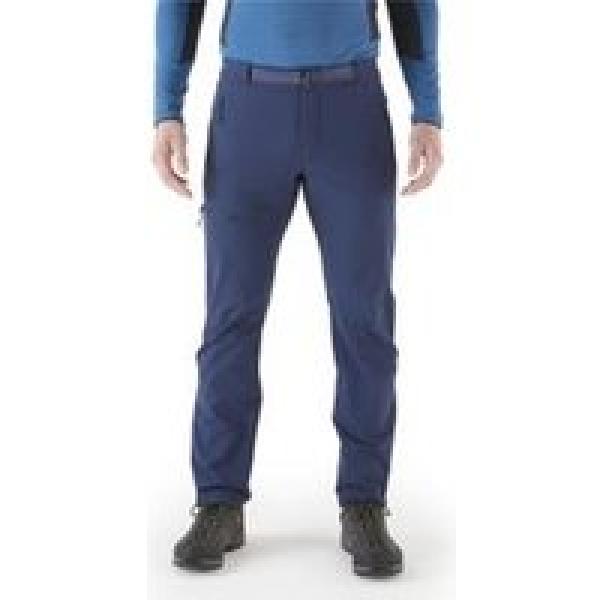 rab incline as softshell pants blue