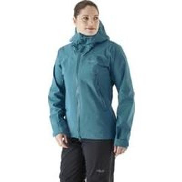 women s rab kangri gtx waterproof jacket turquoise