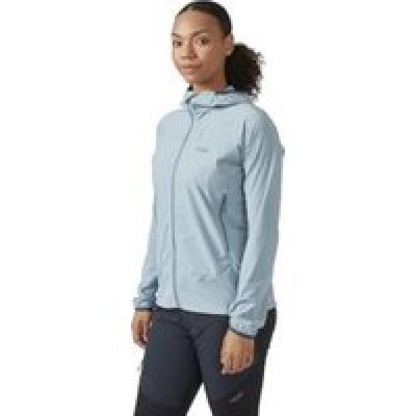 rab borealis women s softshell jacket light blue