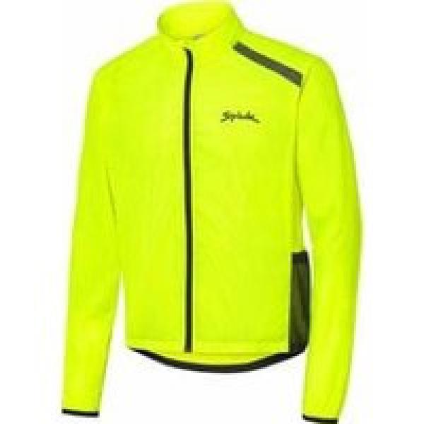 spiuk anatomic unisex windproof jacket fluo yellow