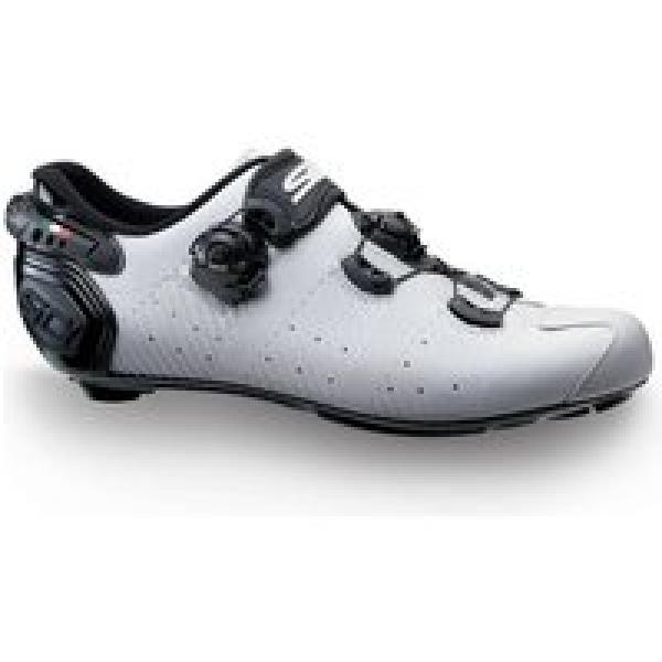 sidi wire 2s damesschoenen voor op de weg wit zwart