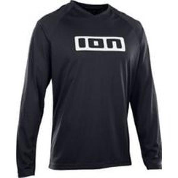 unisex ion logo long sleeve jersey black