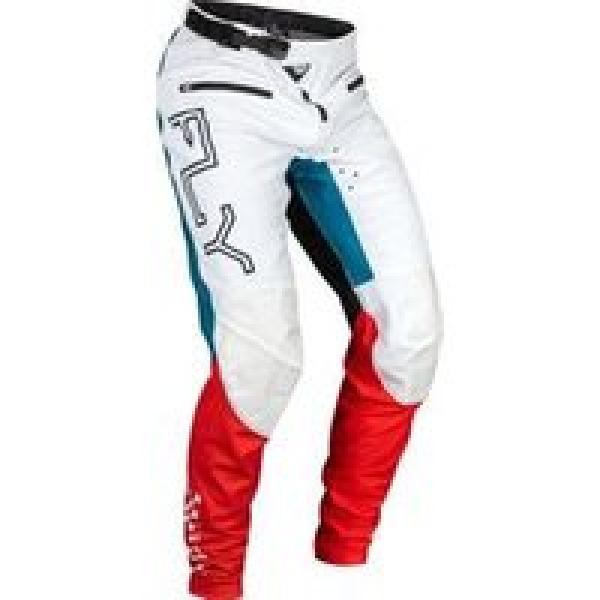 fly racing fly rayce broek blauw wit rood