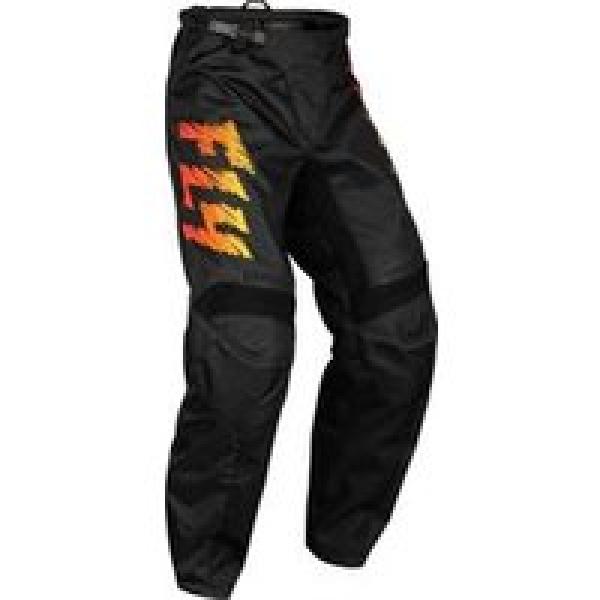 fly racing fly f 16 kinderbroek zwart geel oranje