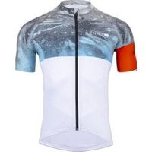 kenny tech dye jersey blauw wit