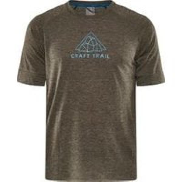 craft adv trail wool khaki short sleeve t shirt