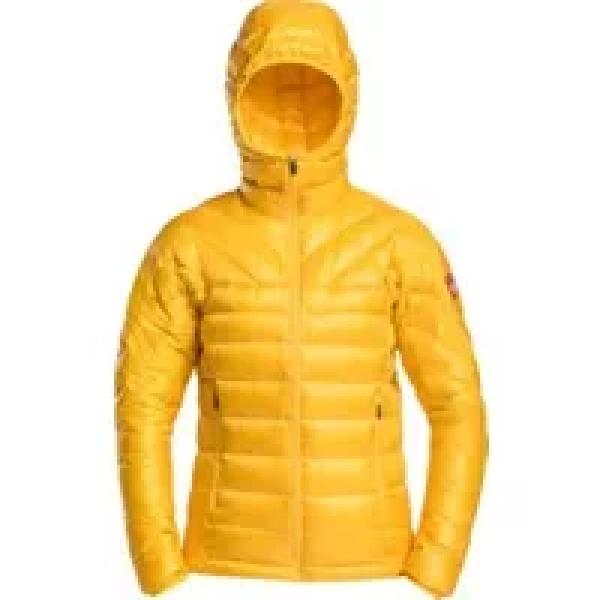 pajak phantom women s yellow hooded down jacket