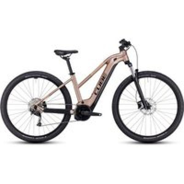 cube reaction hybrid performance 500 trapeze elektrische hardtail mtb shimano alivio 9s 500 wh 29 metallic bruin 2023