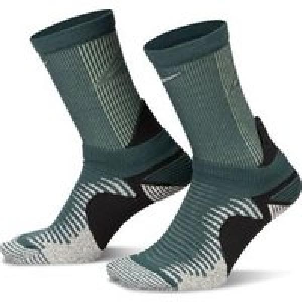 nike trail running crew unisex socks green