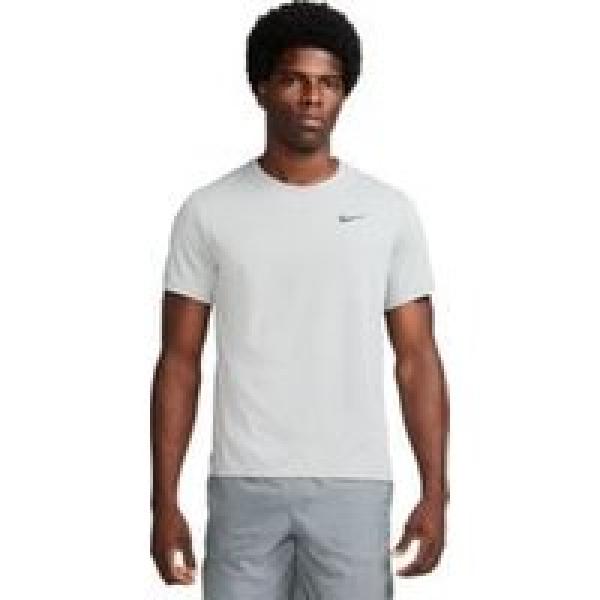 nike dri fit uv miler short sleeve jersey grey