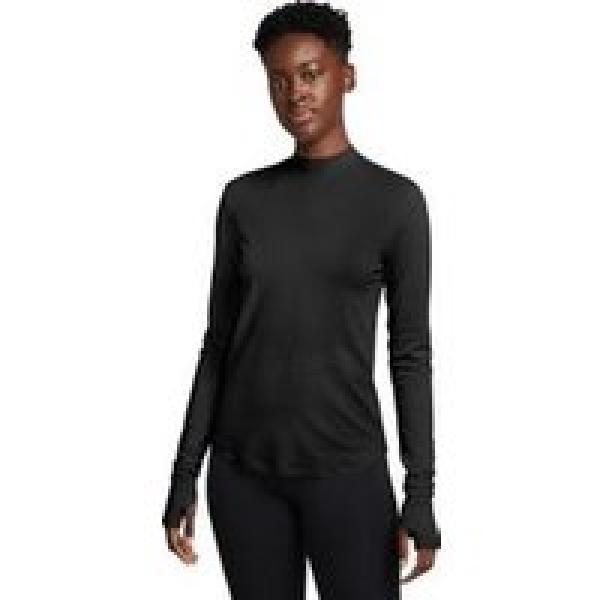 nike dri fit swift wool women s long sleeve jersey black