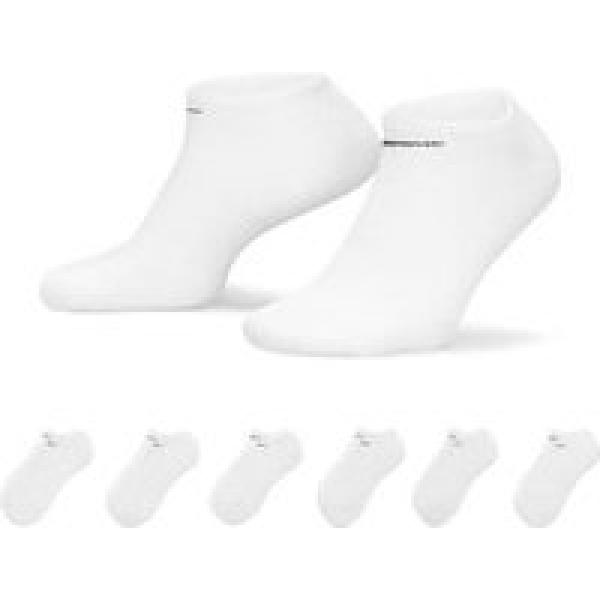 sokken x6 unisex nike everyday cushioned white