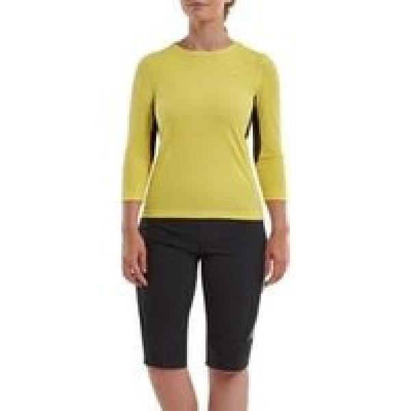 altura kieder lightweight women s 3 4 sleeve jersey yellow