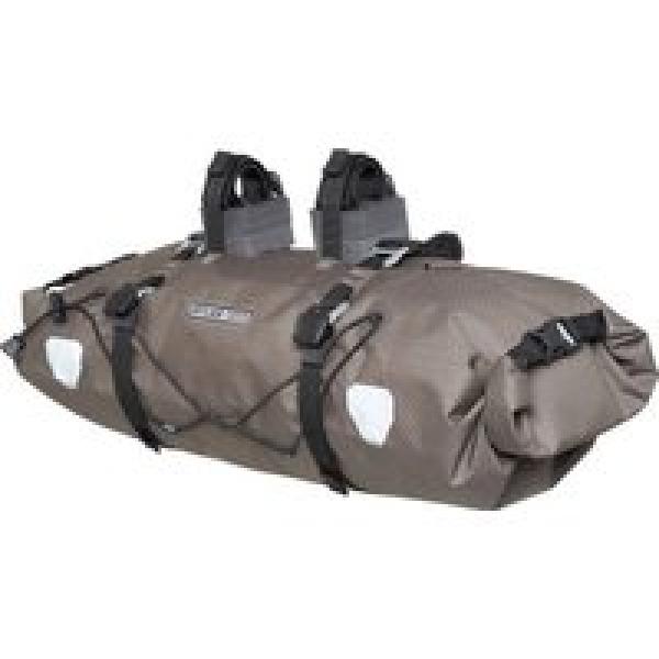 ortlieb handlebar pack 15l stuurtas dark sand grey beige