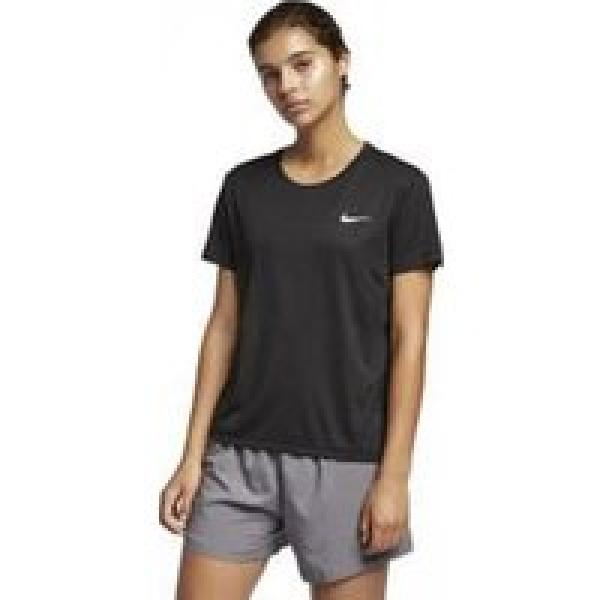 nike miler women s short sleeve jersey black