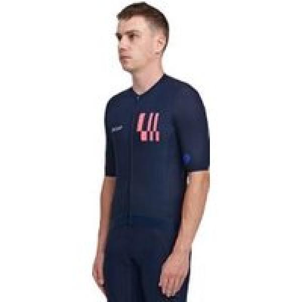 maap vapor pro bluestone blue short sleeve jersey