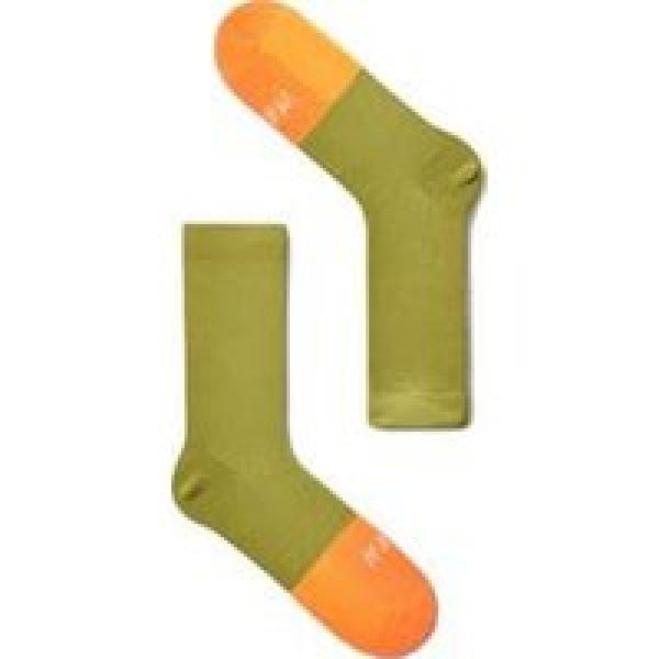 paar maap division sock fern green orange