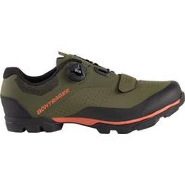 bontrager foray mtb schoenen olive grey orange