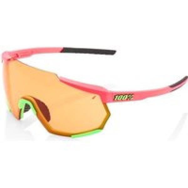 100 racetrap red goggles persimmon mirror