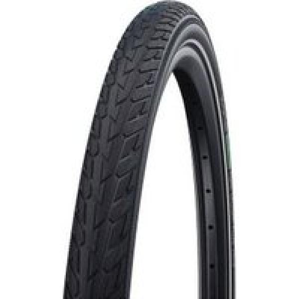 schwalbe road cruiser plus 700c tubetype rigid twinskin punctureguard green compound e 25 reflex