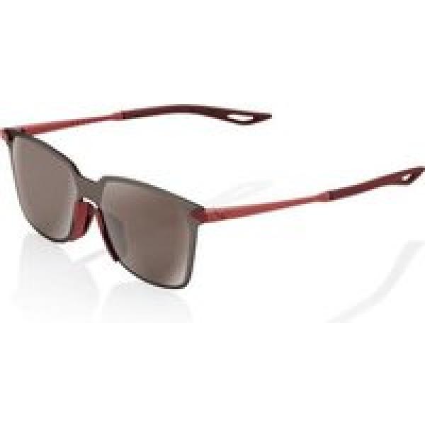 100 legere square red silver mirror sunglasses