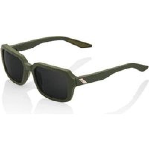 100 rideley soft tact green black mirror goggles