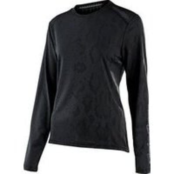 women s long sleeve jersey troy lee designs lilium snake black