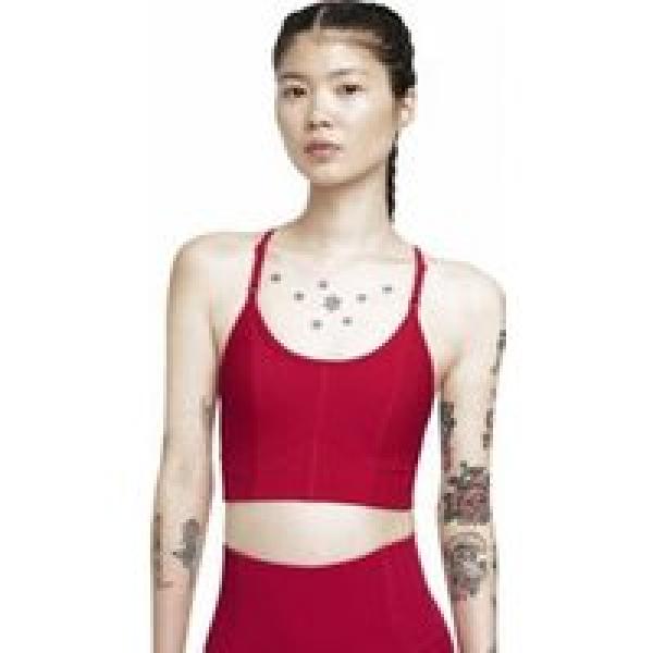 nike women s dri fit indy yoga bra red