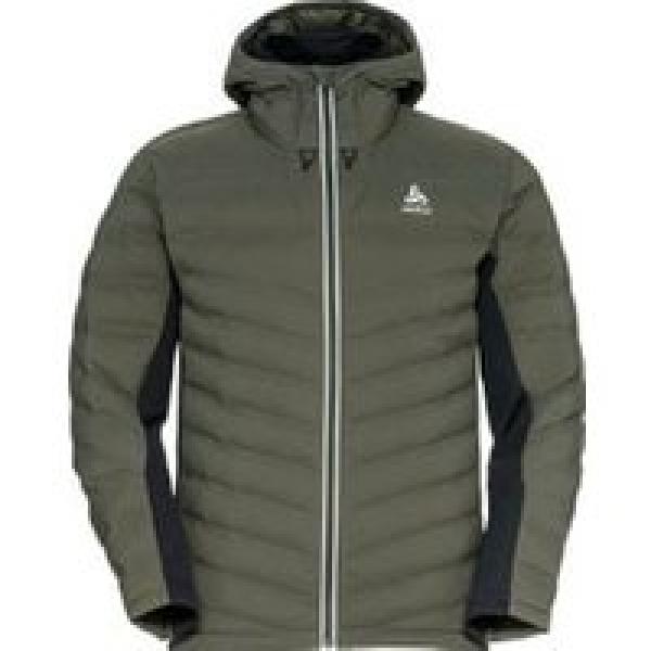 odlo severin cocoon insulated jacket khaki green