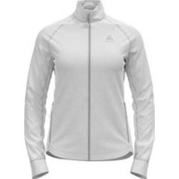 odlo berra women s white zip fleece