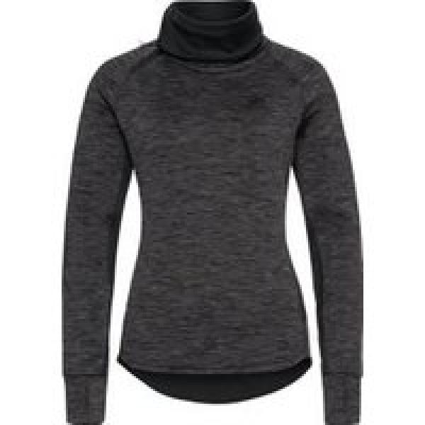 women s odlo berra black grey 1 2 zip sweater