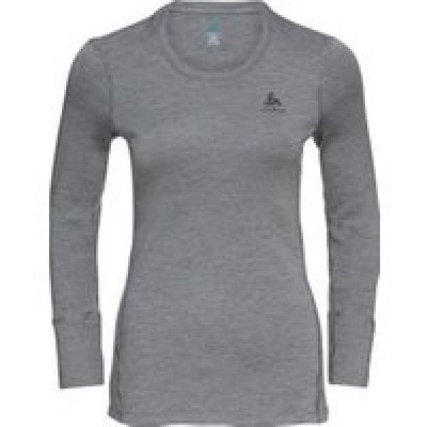 odlo merino 260 grey women s long sleeve shirt