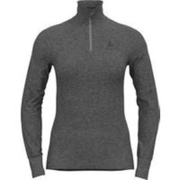 women s 1 2 zip long sleeve jersey odlo active warm eco grey