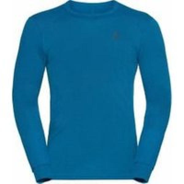 odlo active warm eco long sleeve jersey blue