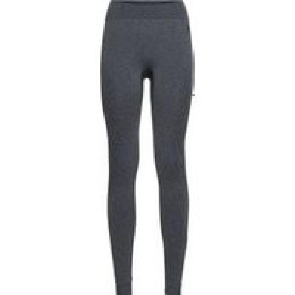 odlo performance warm eco long tights grey black