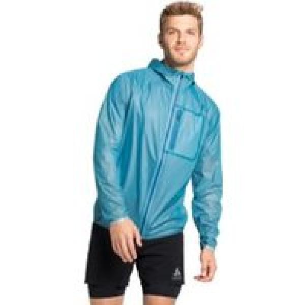 odlo zeroweight dual dry waterproof jacket blue