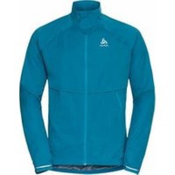 odlo zeroweight pro warm waterproof jacket blue