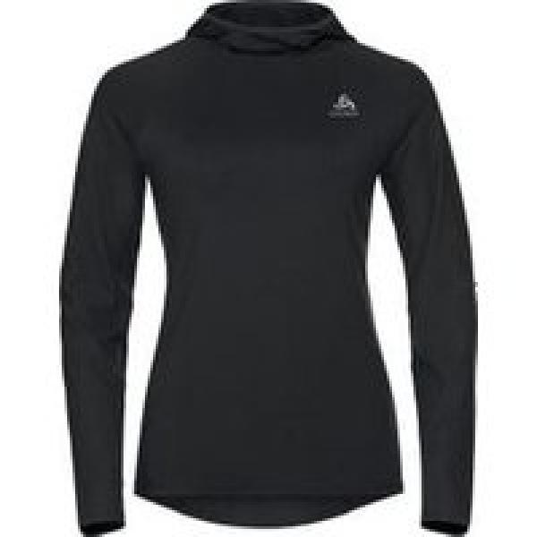 odlo zeroweight ceramiwarm women s hoodie black