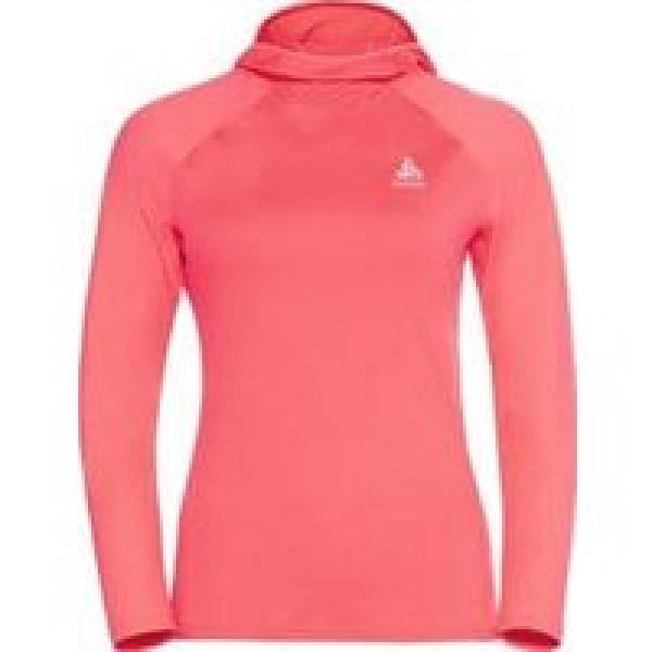 women s odlo zeroweight ceramiwarm hoodie red