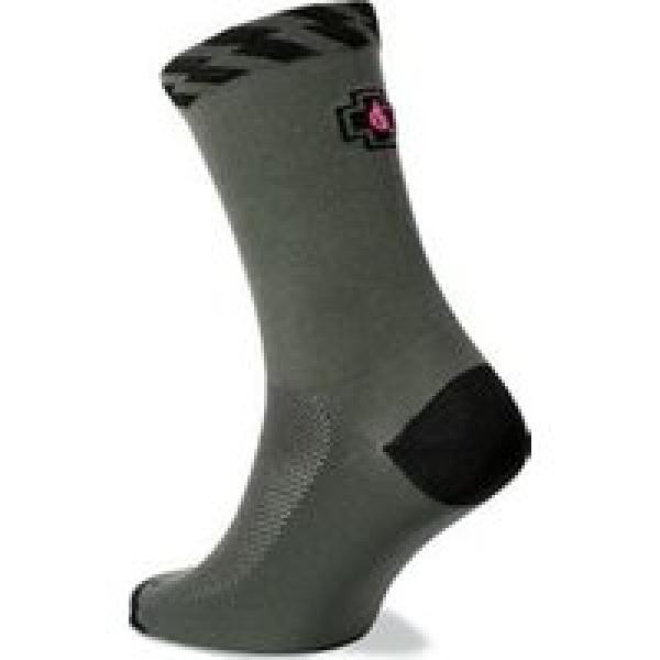 paar muc off technical riders khaki green socks