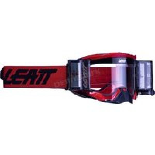 leatt velocity 5 5 roll off goggle red 83 clear shield