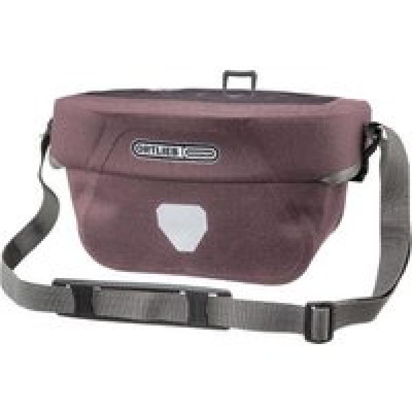 ortlieb ultimate six urban handlebar bag 5l pink ash