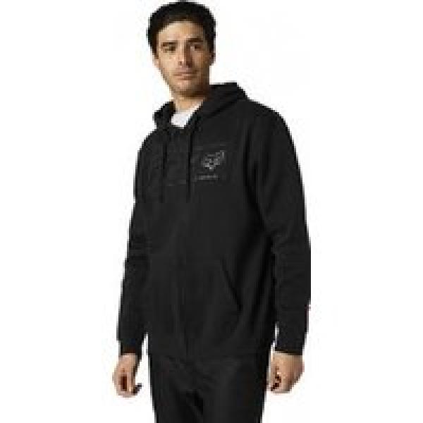 fox pinnacle zip fleece sweatshirt zwart